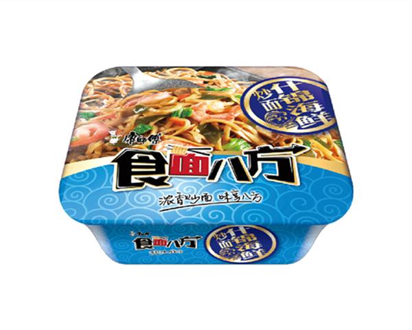 【康师傅】食面八方盒炒面什锦海鲜味面118g