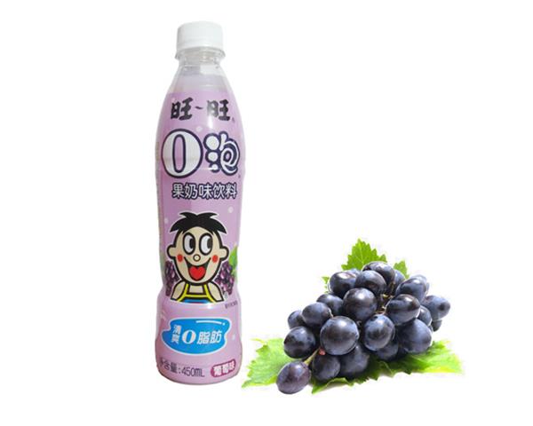 旺旺o泡果奶味饮料(葡萄味)450ml