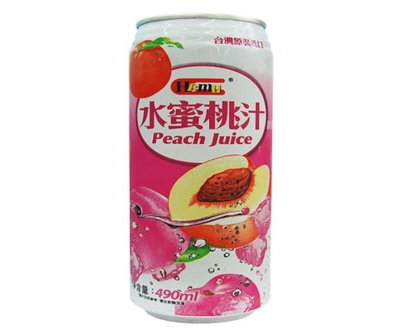 hamu水蜜桃汁饮料490ml