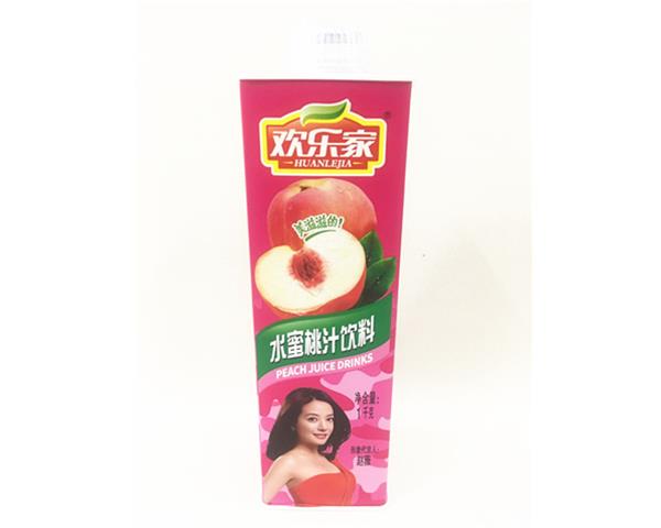 【欢乐家】水蜜桃汁饮料1kg