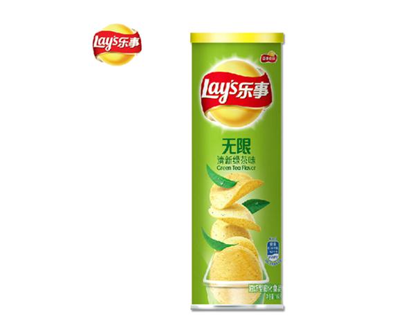 【乐事】清新绿茶味薯片104g