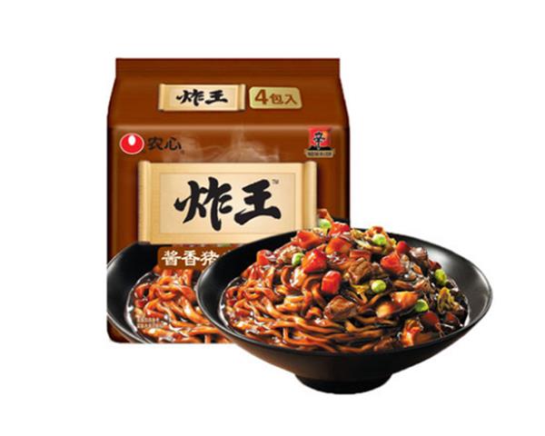【农心】炸王酱香猪肉炸酱面 134g*4连包