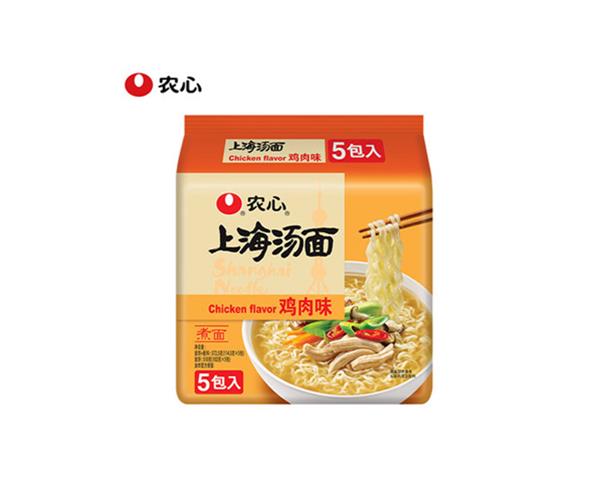 【农心】上海汤面鸡肉味五连包