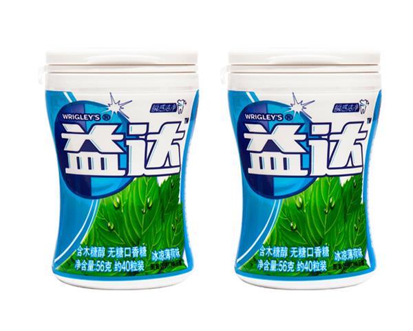 益达瓶装冰凉薄荷木糖醇56g