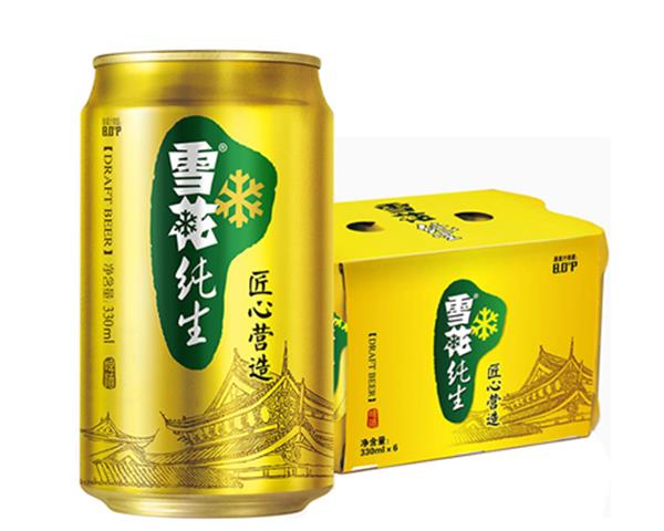 【雪花】纯生啤酒6连包330ml*6