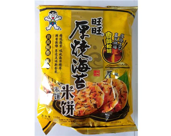 【旺旺】厚烧海苔雪饼118g