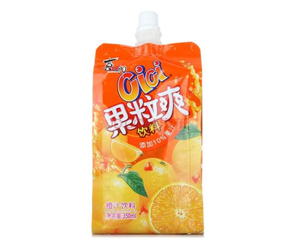 喜之郎果粒爽香橙味350ml